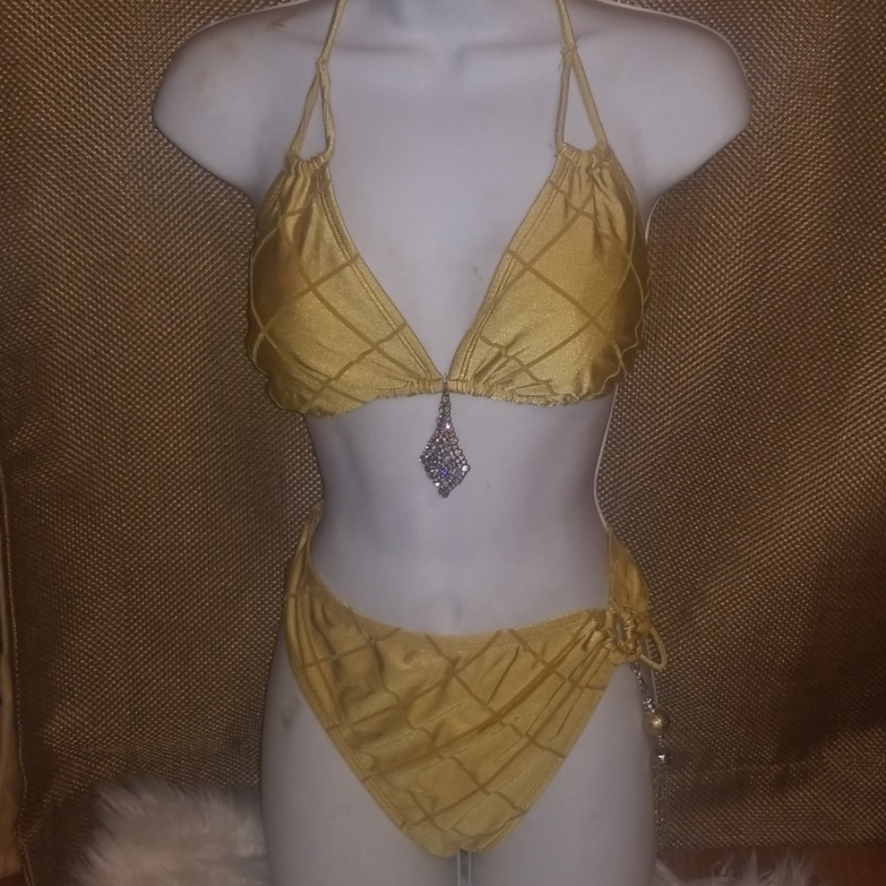 Gold bikini